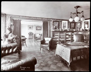 Das Arbeitszimmer in der Residenz von Madame Schumann-Heink, 1906